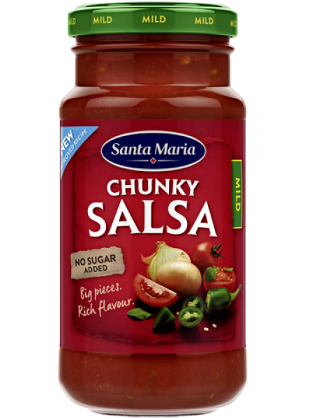 Нежный мексиканский томатный соус Santa Maria Chunky Salsa Mild 230г