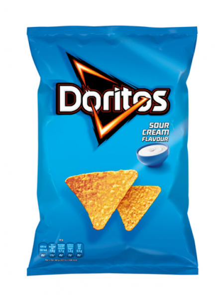 Кукурузные чипсы Doritos Sour Cream Flavour 170г с солью