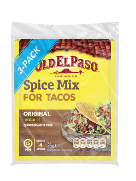 Специя Old El Paso Spice Mix For Tacos 3x25г