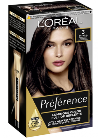 Краска для волос L'Oréal Paris Préférence №3 Brasil темно коричневый