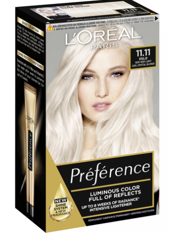 Краска для волос L'Oréal Paris Préférence Blondissimes №11.11 цвет платина