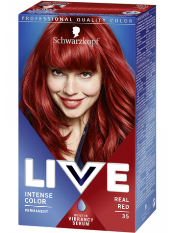 Краска для волос Schwarzkopf Live Intense Color №35 Real Red цвет красный