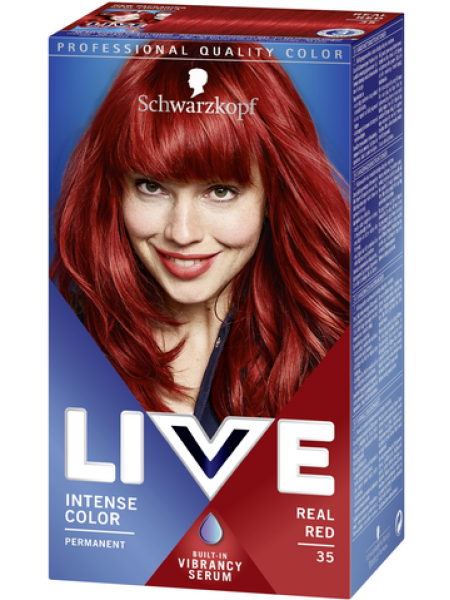 Краска для волос Schwarzkopf Live Intense Color №35 Real Red цвет красный