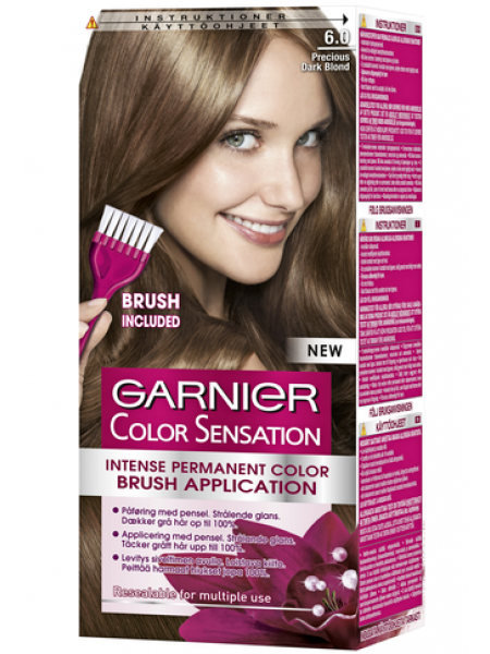 Краска для волос Garnier Color Sensation № 6.0 Светло-коричневый перманентный цвет