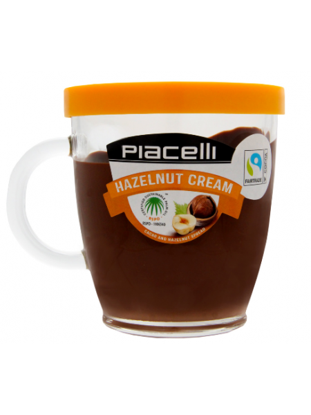 Шоколадная паста с какао PIACELLI Haselnut Cream 300г в кружке