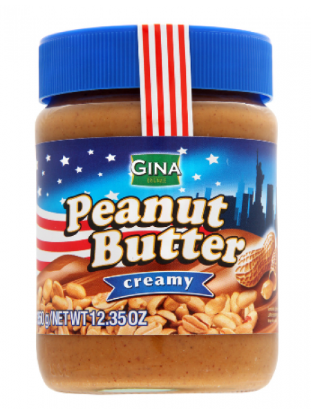 Арахисовая паста Gina Peanut butter creamy 350г кремовая