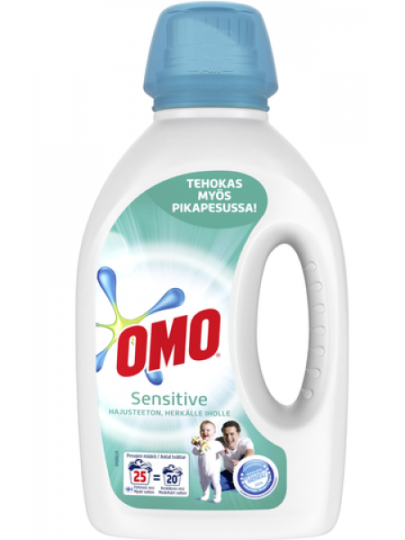 Жидкий стиральный порошок Omo Sensitive 1л без отдушек