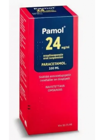 Анальгетик для детей оральная суспензия Pamol 24 мг / мл 100мл