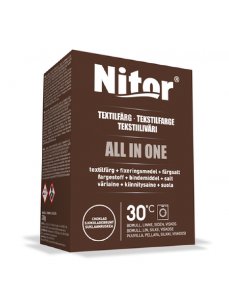 Текстильный краситель Nitor All in One 230г шоколадно-коричневый