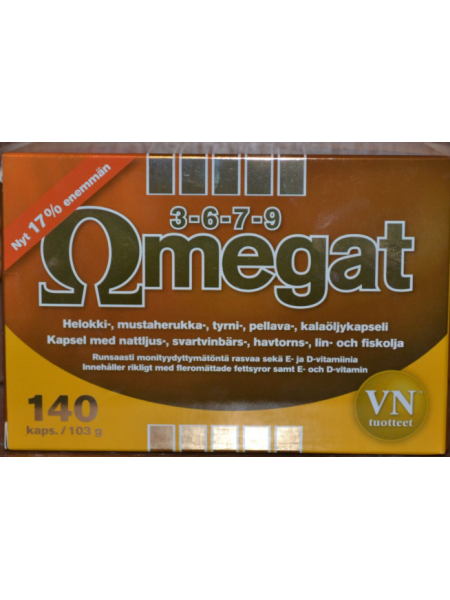Капсулы с витаминами Via Naturale Omegat 3-6-7-9 140 шт