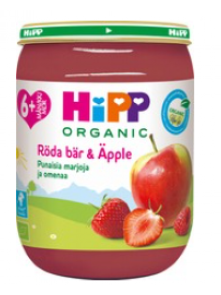 Фруктовое пюре HiPP Marjoja Ja Omenaa ягоды и яблоки с 6 месяцев 190г