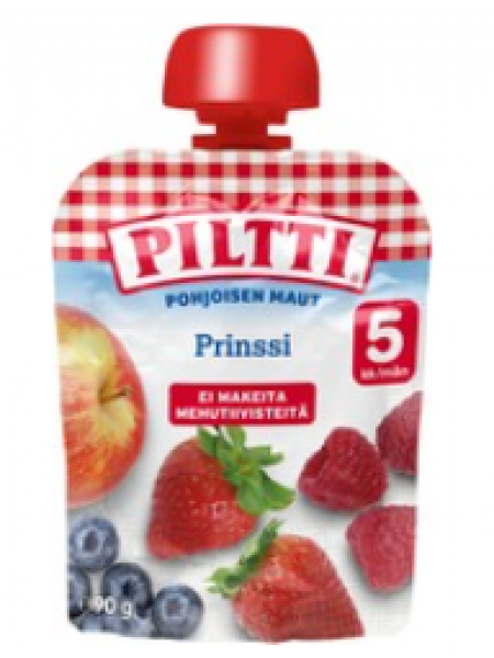 Фруктовое пюре Piltti Prince 90г с 5 месяцев