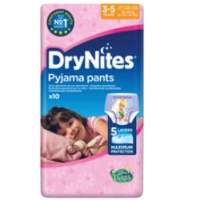 Трусики-подгузники Drynites для девочек 3-5лет 10шт