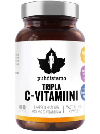 Витамины Puhdistamo Tripla C-vitamiini 60 капсул