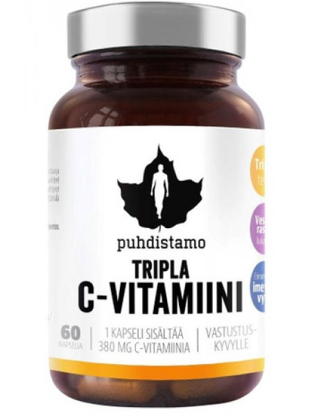 Витамины Puhdistamo Tripla C-vitamiini 60 капсул