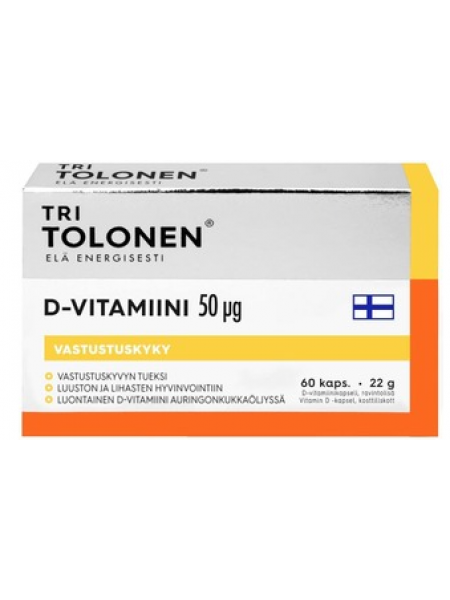 Витамины Tri Tolonen D-Vitamiini 50Μg 60таб