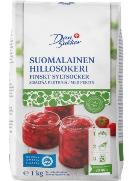 Сахар для варенья Dansukker Suomalainen Hillosokeri 1 кг