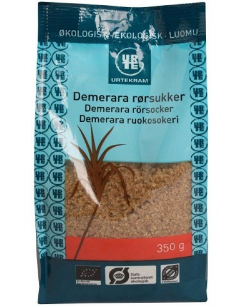 Органический тростниковый сахар Urtekram Luomu Demerara Ruokosokeri 350г