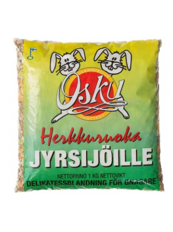 Корм для всех грызунов и кроликов 6418333000019Herkkuruoka Jyrsijöille 1кг