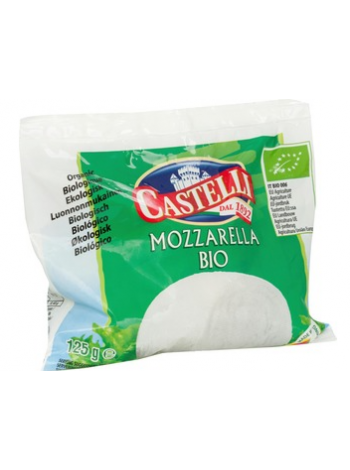 Органический сыр Моцарелла Castelli Mozzarella Bio 120г