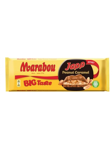 Молочный шоколад Marabou Japp Peanut Caramel 276г