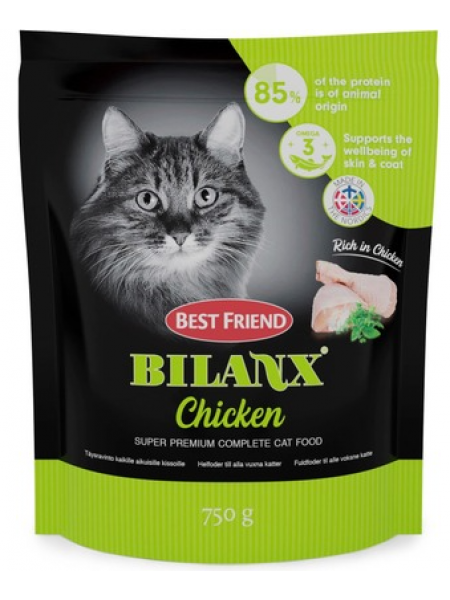 Сухой корм для кошек Best Friend Bilanx Chicken 750г курица