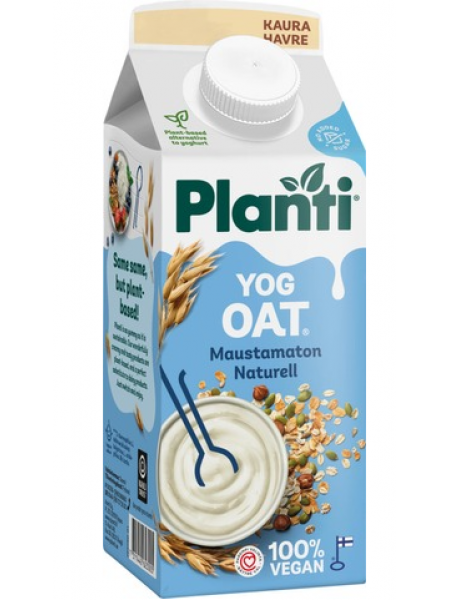 Овсяный йогурт Planti Yog Oat Maustamaton 750г без вкусовых добавок