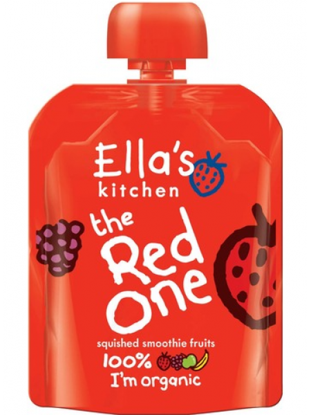 Органическое фруктовое смузи Ella's Kitchen The Red One 90г с 6 месяцев 
