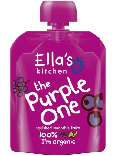 Органическое фруктовое смузи Ella's Kitchen The Purple One 90г с 6 месяцев 
