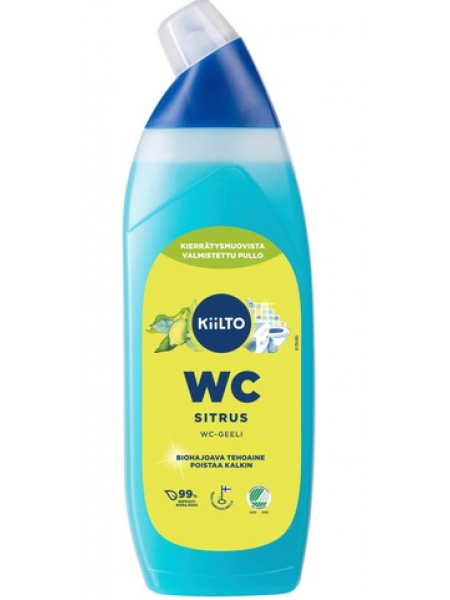 Средство для мытья унитаза Kiilto Wc-Geeli Sitrus 750мл