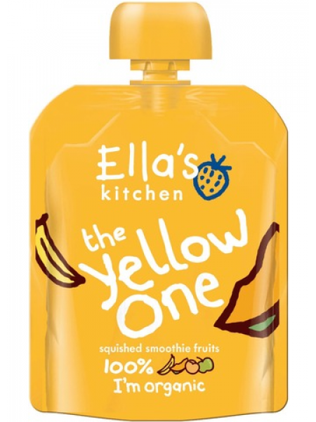 Органическое фруктовое смузи Ella's Kitchen The Yellow One 90г с 6 месяцев