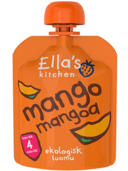 Органическое фруктовое пюре Ella's Kitchen Mango 70г с 4 месяцев