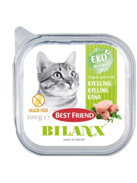 Органический корм для кошек Best Friend Bilanx Luomu Kana 100г курица