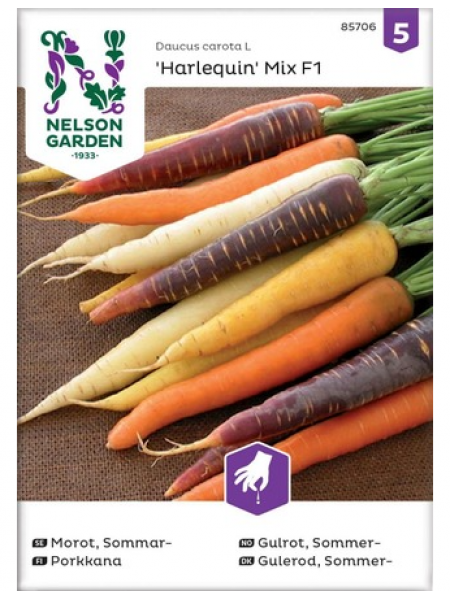 Микс семян моркови Арлекино Nelson Garden Harlequin Mix F1
