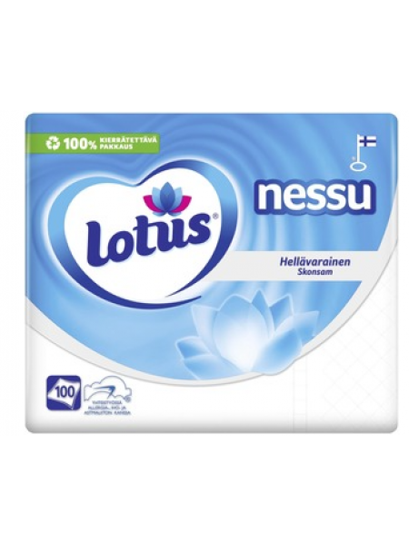 Платочки для носа Lotus Nessu 100 шт