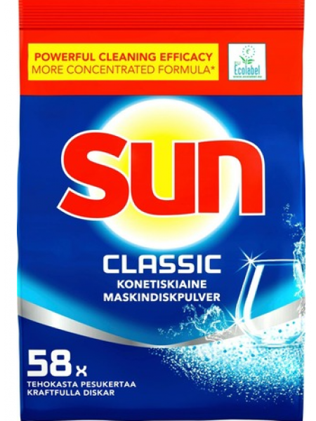Порошок для посудомоечной машины Sun Classic Täyttöpakkaus 1кг