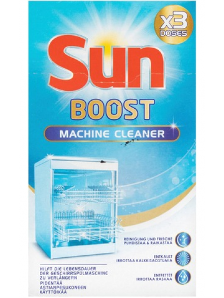 Средство для чистки посудомоечной машины Sun 3X40г