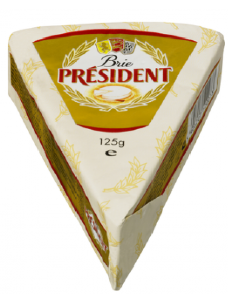 Сыр с белой плесенью President Brie 125г