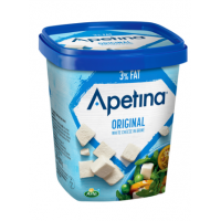 Сыр фета в рассоле Apetina Original Апетина 430/200г 3% кубики  с низким содержанием лактозы