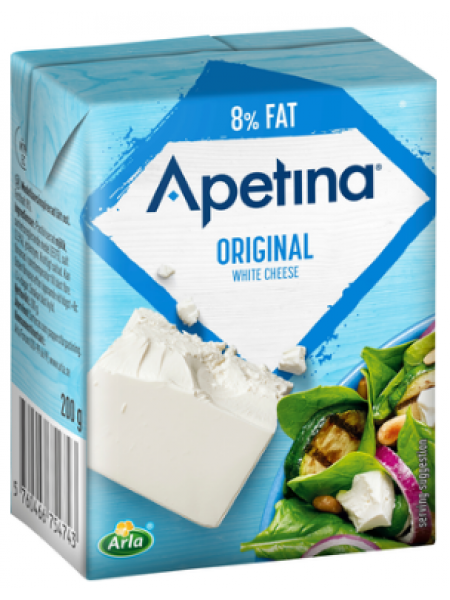Средиземноморский сыр Apetina Original White Cheese 8% 200г