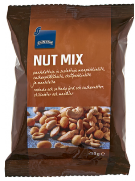 Смесь жареных орехов Rainbow Nut Mix 250г