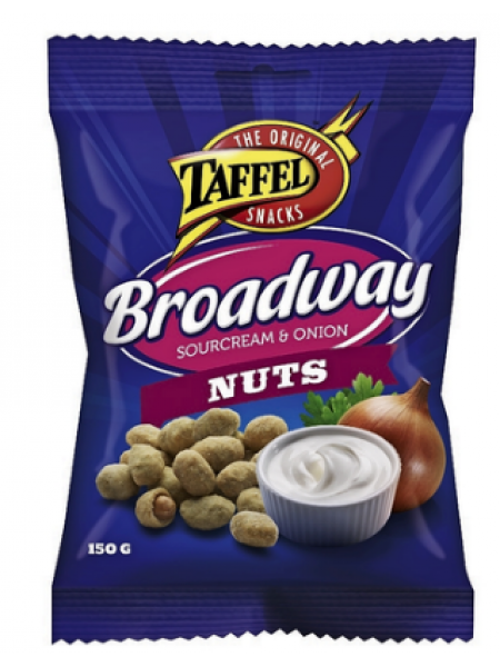 Французский арахис с луком Taffel Broadway Nuts 150г
