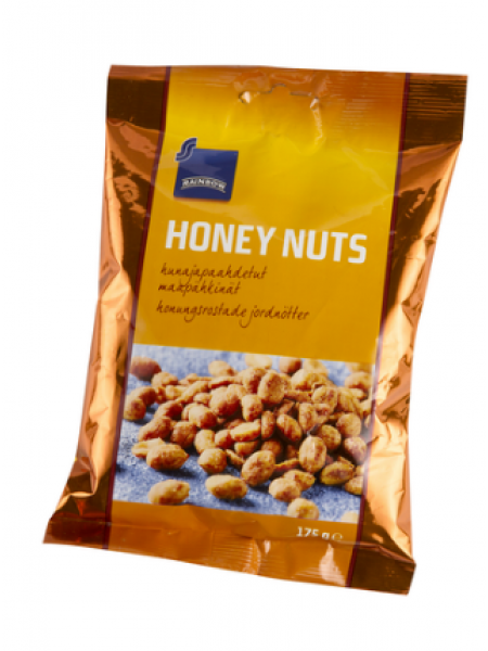 Жареный арахис с медом Rainbow Honey Nuts 175г