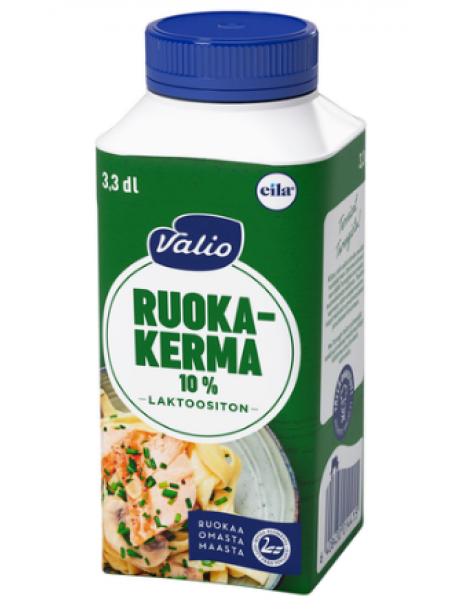 Сливки для еды Valio ruokakerma 10 % 330 мл без лактозы