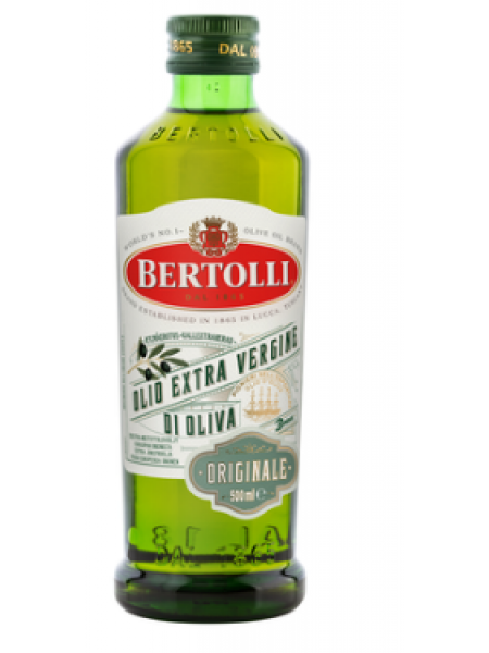 Оливковое масло первого отжима Bertolli Originale Ekstra-Neitsytoliiviöljy 500 мл