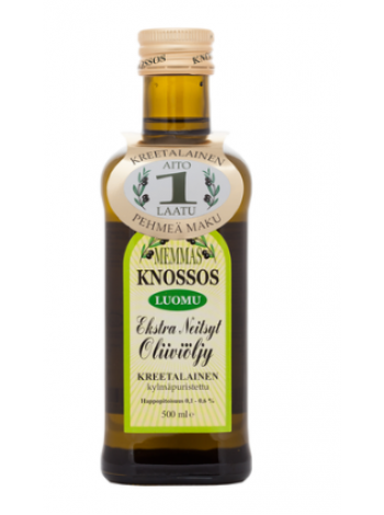 Органическое оливковое масло Memmas Knossos Extra Virgin 500 мл