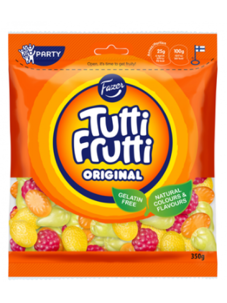 Жевательные конфеты Fazer Tutti Frutti Original 350г ассорти