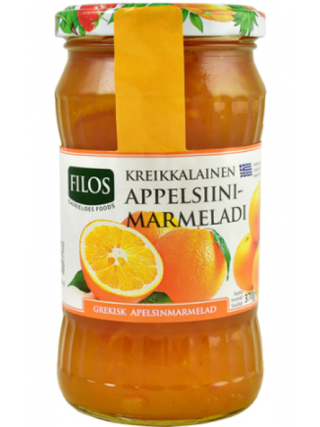 Греческий апельсиновый конфитюр Filos appelsiinimarmeladi 370г