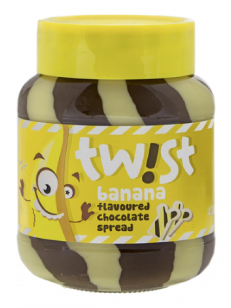 Банановая шоколадная паста Twist kaakaolevite banaani 400г