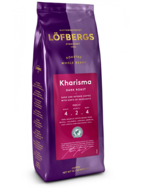 Кофе в зернах Löfbergs Lila Kharisma 400г